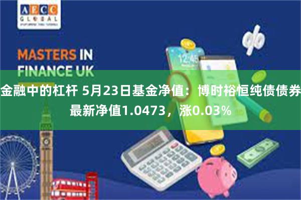 金融中的杠杆 5月23日基金净值：博时裕恒纯债债券最新净值1.0473，涨0.03%