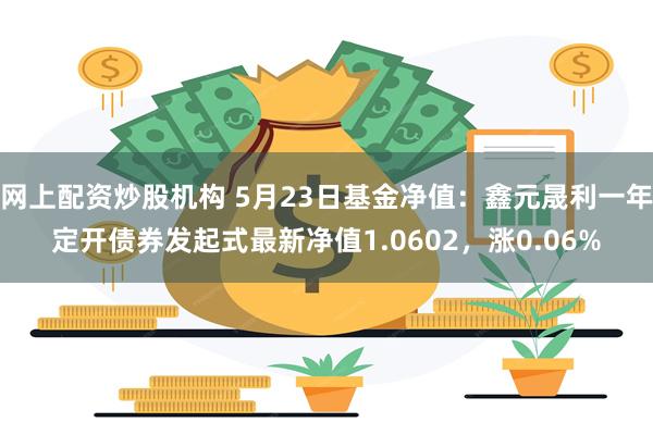 网上配资炒股机构 5月23日基金净值：鑫元晟利一年定开债券发起式最新净值1.0602，涨0.06%