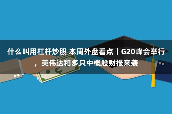 什么叫用杠杆炒股 本周外盘看点丨G20峰会举行，英伟达和多只中概股财报来袭